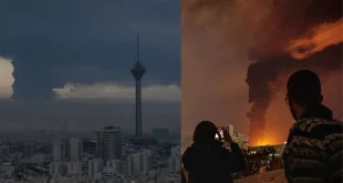 Isreal attacks leaves tehran black skies and poisnous air